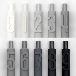 36 Colors ALPHA Letter Gel Pen 0.5MM - Endmore. | A Life Well Designed.