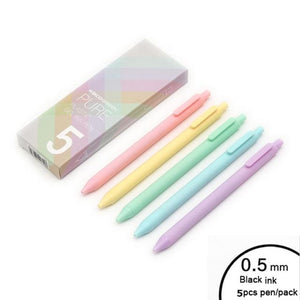 5pcs PURE Colorful Ink Signing Gel pen 0.5mm - Endmore. | A Life Well Designed.