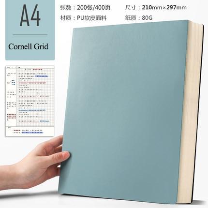 A4 Super Thick Notepad Notebook in Retro Colors - 416 pages Stationary Endmore. | A Life Well Designed. 3 A4 