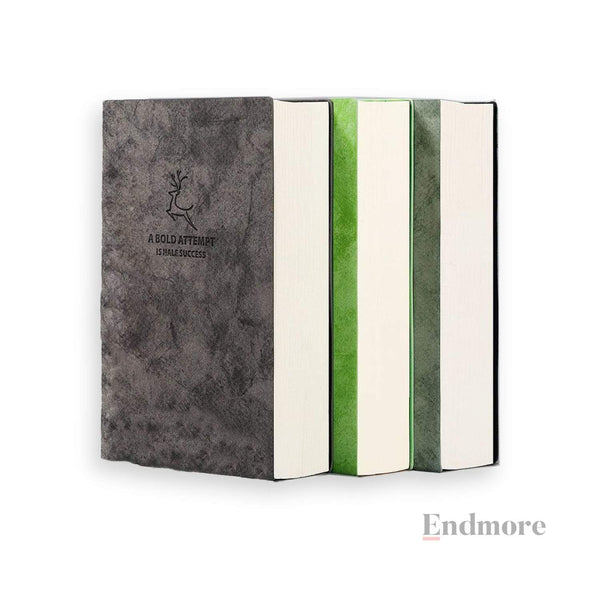 A5 A6 & B5 Thick Blank book Leather Cover 80gsm 320 sheets - Various Colors - Endmore. | A Life Well Designed.
