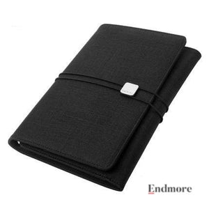 Alio Strap Close Business Folder A5 Notebook Case w/ Gel Pen - Endmore. | A Life Well Designed.