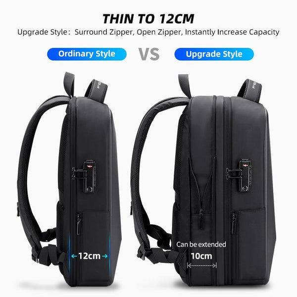 Angular Anti-theft Waterproof Backpack Bag w/ USB Charging - Endmore. | A Life Well Designed.