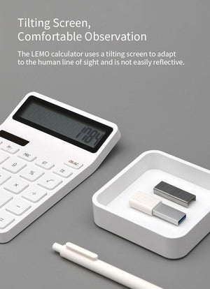 LEMO Calculator w/ Intelligent LCD Display - Endmore. | A Life Well Designed.