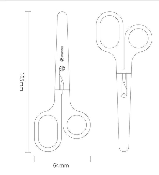 LEMO Scissors w/ Bonus Utility Knife Cutter - Endmore. | A Life Well Designed.