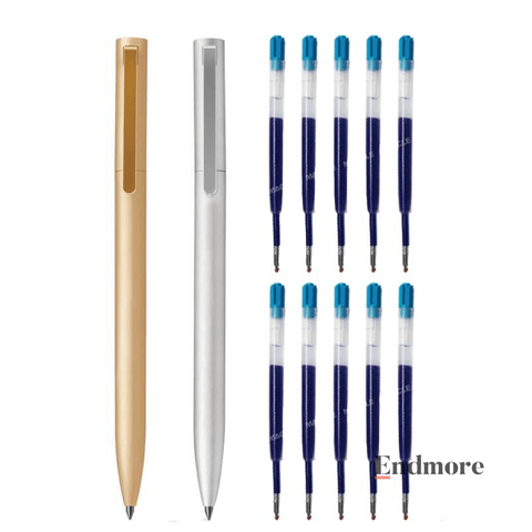Metal Office Gel Pen w/ Refills 0.5MM - Endmore. | A Life Well Designed.