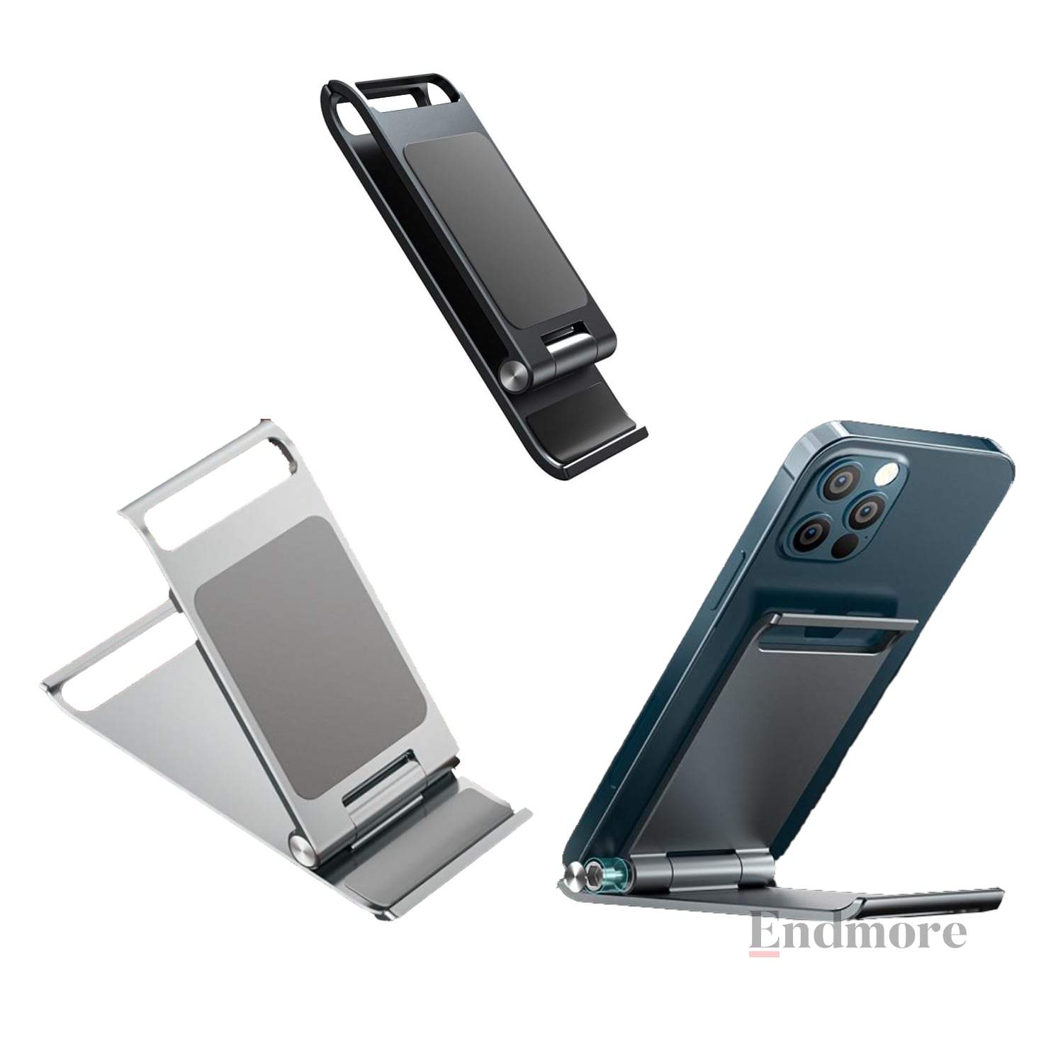 Portable Aluminum Alloy Phone Holder & Stand - Endmore. | A Life Well Designed.
