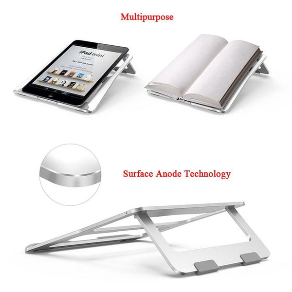 Simple Foldable Aluminum Laptop & Book Stand - Endmore. | A Life Well Designed.