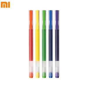 10Pcs Clean White Body Gel Pen 0.5MM Stationary Endmore. | A Life Well Designed. 5 color pen 