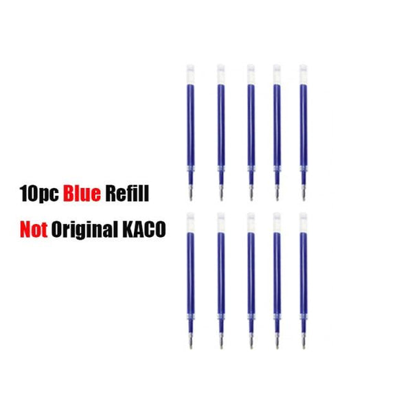 5pcs PURE Colorful Ink Signing Gel pen 0.5mm Stationary Endmore. | A Life Well Designed. 10pc Blue Refils 2 