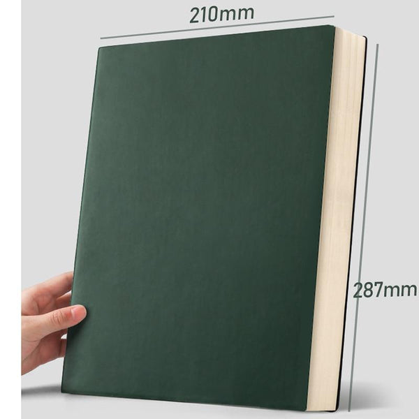 A4 Super Thick Notepad Notebook in Retro Colors - 416 pages Stationary Endmore. | A Life Well Designed. 