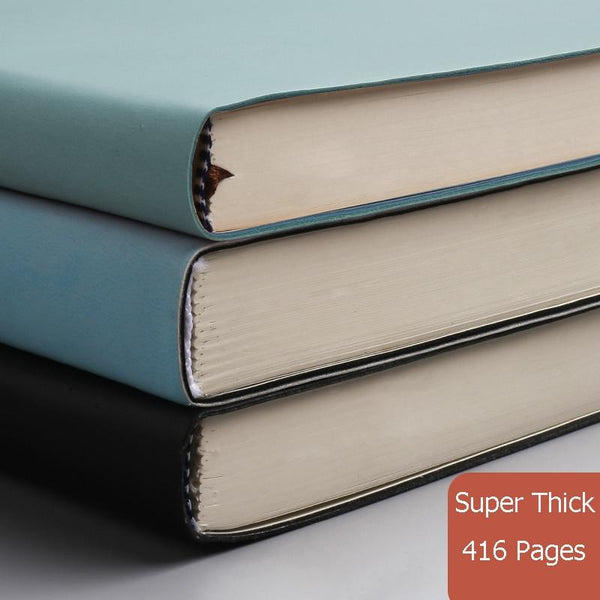 A4 Super Thick Notepad Notebook in Retro Colors - 416 pages Stationary Endmore. | A Life Well Designed. 