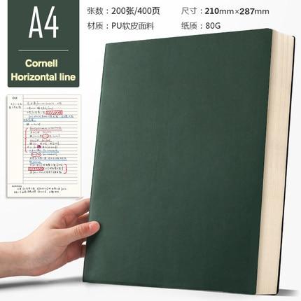 A4 Super Thick Notepad Notebook in Retro Colors - 416 pages Stationary Endmore. | A Life Well Designed. A1 A4 