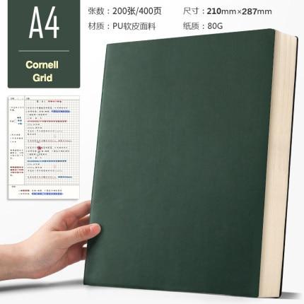 A4 Super Thick Notepad Notebook in Retro Colors - 416 pages Stationary Endmore. | A Life Well Designed. A3 A4 