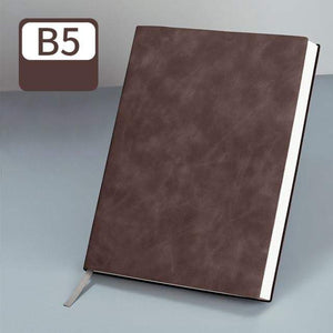 A4/B5 Soft Cover Notebook Planner - Muted Solid Color Stationary Endmore. | A Life Well Designed. 10 - B5 - Brown 