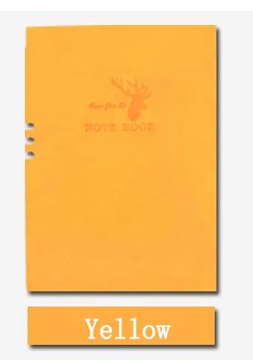 A5/B5 Business Notebook & 2021 Agenda Stationary Endmore. | A Life Well Designed. Yellow notebook B5 