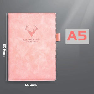 A5/B5 Notebook journal & 2021 Planner 180 sheets - Various Colors Stationary Endmore. | A Life Well Designed. A A5 pink 