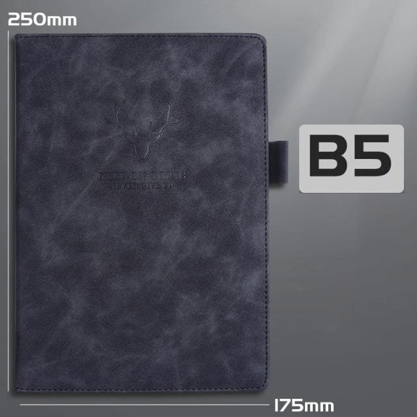 A5/B5 Notebook journal & 2021 Planner 180 sheets - Various Colors Stationary Endmore. | A Life Well Designed. A B5 black 