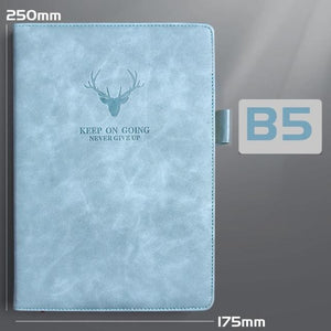 A5/B5 Notebook journal & 2021 Planner 180 sheets - Various Colors Stationary Endmore. | A Life Well Designed. A B5 blue 2 