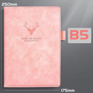 A5/B5 Notebook journal & 2021 Planner 180 sheets - Various Colors Stationary Endmore. | A Life Well Designed. A B5 pink 