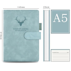 A5/B5 Notebook journal & 2021 Planner 180 sheets - Various Colors Stationary Endmore. | A Life Well Designed. B A5 blue 
