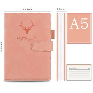 A5/B5 Notebook journal & 2021 Planner 180 sheets - Various Colors Stationary Endmore. | A Life Well Designed. B A5 pink 
