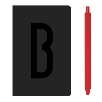 A6 Alphabet Notebook & Letter Pen Set 0.5mm Stationary Endmore. | A Life Well Designed. B A6 