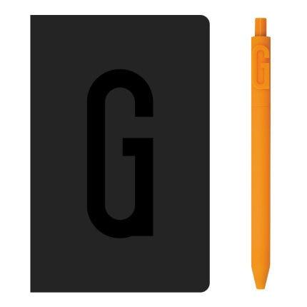 A6 Alphabet Notebook & Letter Pen Set 0.5mm Stationary Endmore. | A Life Well Designed. G A6 
