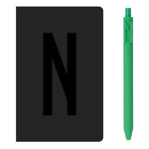 A6 Alphabet Notebook & Letter Pen Set 0.5mm Stationary Endmore. | A Life Well Designed. N A6 