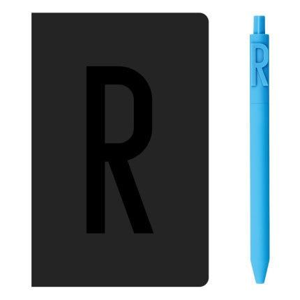 A6 Alphabet Notebook & Letter Pen Set 0.5mm Stationary Endmore. | A Life Well Designed. R A6 