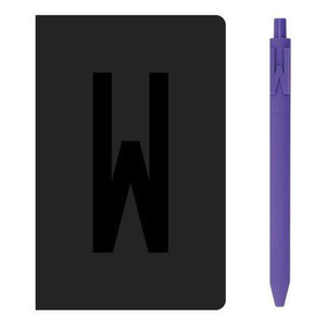 A6 Alphabet Notebook & Letter Pen Set 0.5mm Stationary Endmore. | A Life Well Designed. W A6 