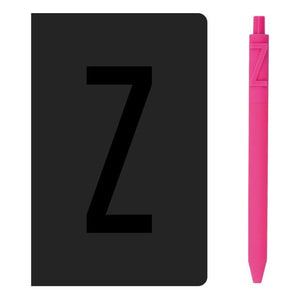 A6 Alphabet Notebook & Letter Pen Set 0.5mm Stationary Endmore. | A Life Well Designed. Z A6 