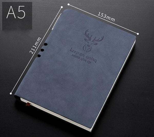 A6/A5/B5 Notebook And journal with Bookmark - 296 Pages Stationary Endmore. | A Life Well Designed. A5 Blue notebook 