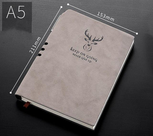 A6/A5/B5 Notebook And journal with Bookmark - 296 Pages Stationary Endmore. | A Life Well Designed. A5 Gray notebook 