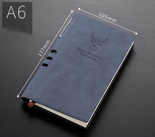 A6/A5/B5 Notebook And journal with Bookmark - 296 Pages Stationary Endmore. | A Life Well Designed. A6 Blue notebook 