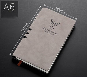 A6/A5/B5 Notebook And journal with Bookmark - 296 Pages Stationary Endmore. | A Life Well Designed. A6 Gray notebook 