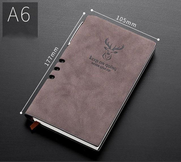 A6/A5/B5 Notebook And journal with Bookmark - 296 Pages Stationary Endmore. | A Life Well Designed. A6 Light brown 