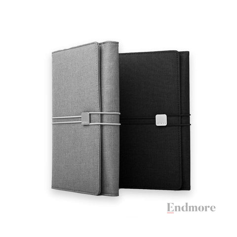 Alio Strap Close Business Folder A5 Notebook Case w/ Gel Pen Cases Endmore. | A Life Well Designed. 