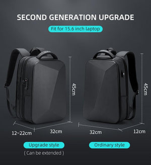 Angular Anti-theft Waterproof Backpack Bag w/ USB Charging Bags Endmore. | A Life Well Designed. 