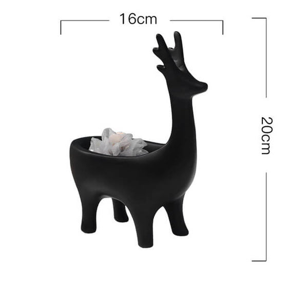 Deer Shaped Car Keys Holder - Assorted Colors Accessories FIU-M | Your Life. Simply, Well Designed. Black 
