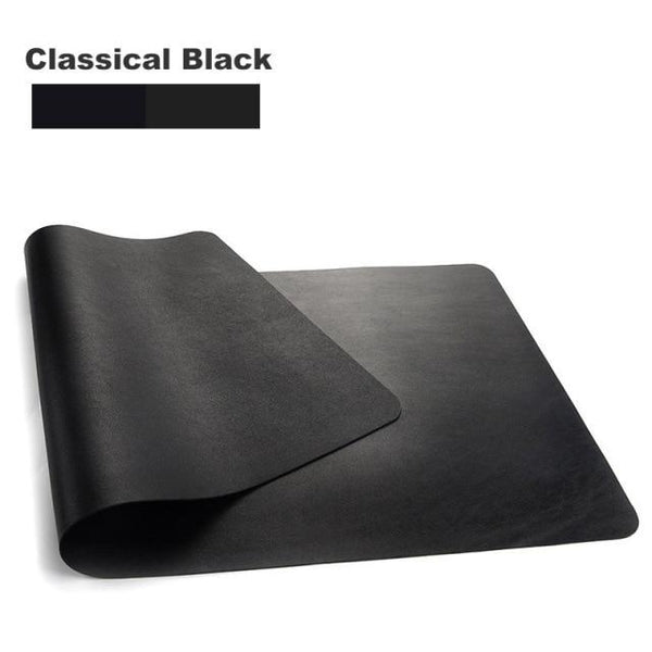 Double-side PU & Leather Desk Pad 80x40 100x50 Desk Accessories Endmore. | A Life Well Designed. BlackBlack 80x40 cm 
