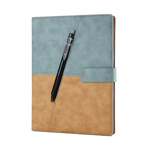 Elfinbook X Leather Smart Reusable Erasable Notebook Stationary Endmore. | A Life Well Designed. Sky Blue A5 15x21cm 110 pages 