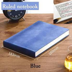 Horizontal B5 Notebook Stationary Endmore. | A Life Well Designed. Blue ruled 