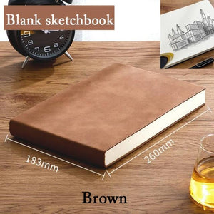 Horizontal B5 Notebook Stationary Endmore. | A Life Well Designed. Brown blank 