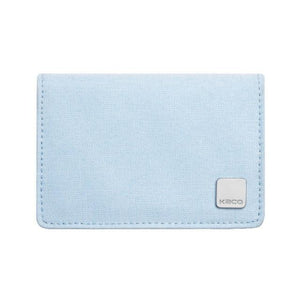 Kaco Alio Simple Leather Wallet & Credit Card Holder On The Go Endmore. | A Life Well Designed. Light Blue 