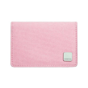 Kaco Alio Simple Leather Wallet & Credit Card Holder On The Go Endmore. | A Life Well Designed. Pink 