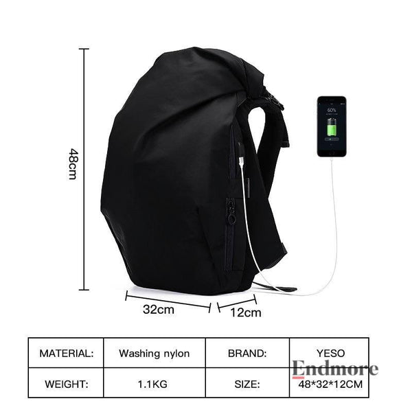 Minimalist Sleek Laptop Travel Backpack Bags Endmore. | A Life Well Designed. 