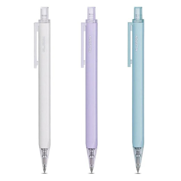 Nusign 3pc Set Retractable Gel Pen 0.5MM Stationary Endmore. | A Life Well Designed. 3 Color Pen 