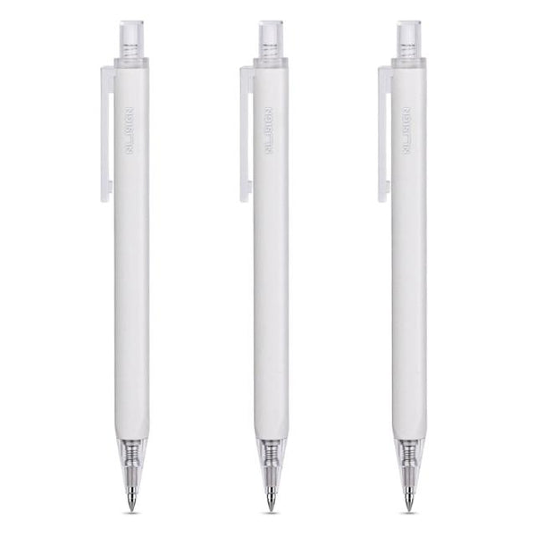 Nusign 3pc Set Retractable Gel Pen 0.5MM Stationary Endmore. | A Life Well Designed. 3 Gray Pen 