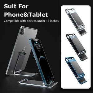 Portable Aluminum Alloy Phone Holder & Stand Desk Accessories Endmore. | A Life Well Designed. 