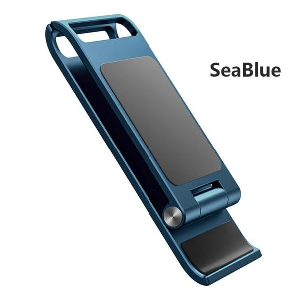 Portable Aluminum Alloy Phone Holder & Stand Desk Accessories Endmore. | A Life Well Designed. China SeaBlue 
